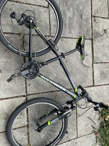 Mountain bike rock rider - mountain, st